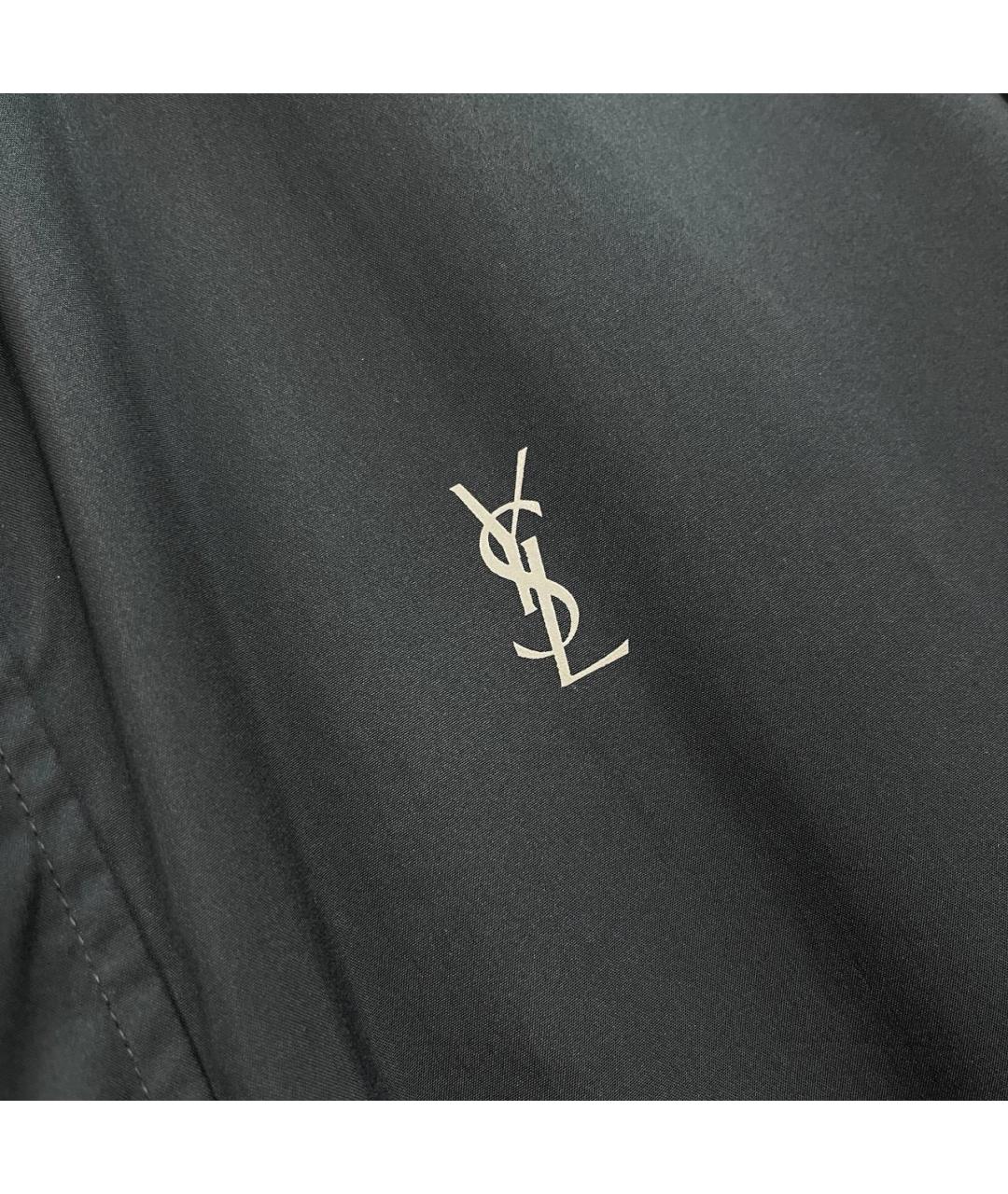 SAINT LAURENT Антрацитовая куртка, фото 6