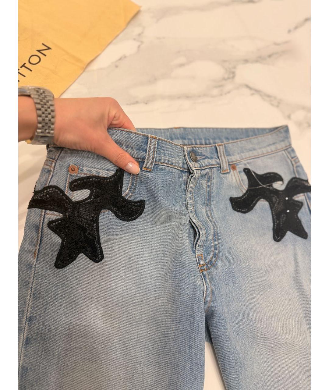 LOUIS VUITTON Голубые джинсы слим, фото 3