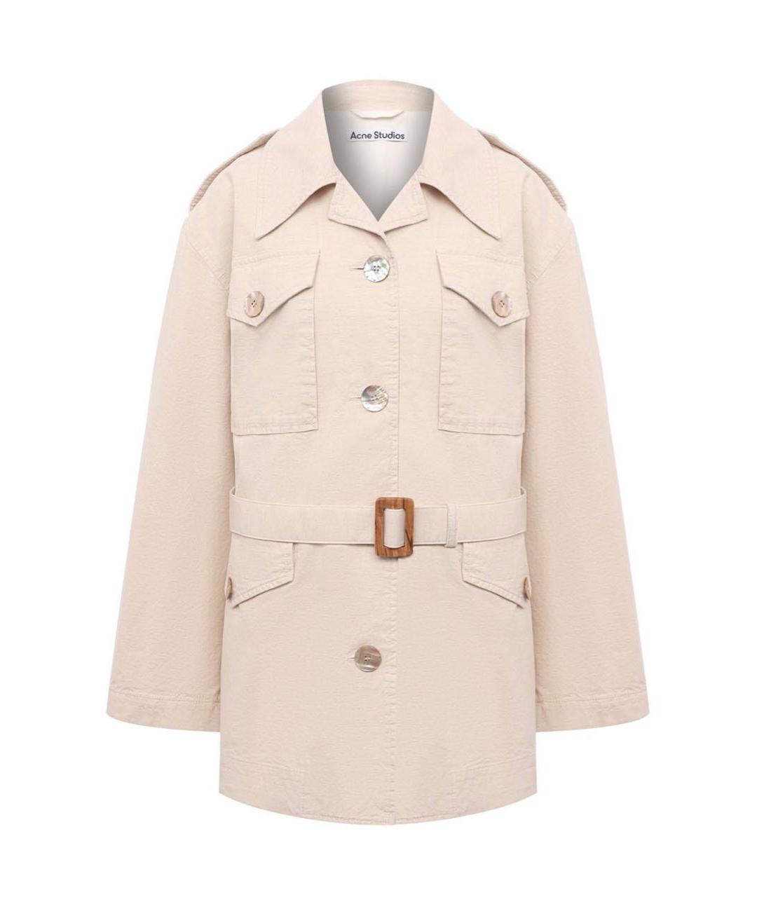 ACNE STUDIOS Бежевая хлопковая куртка, фото 1