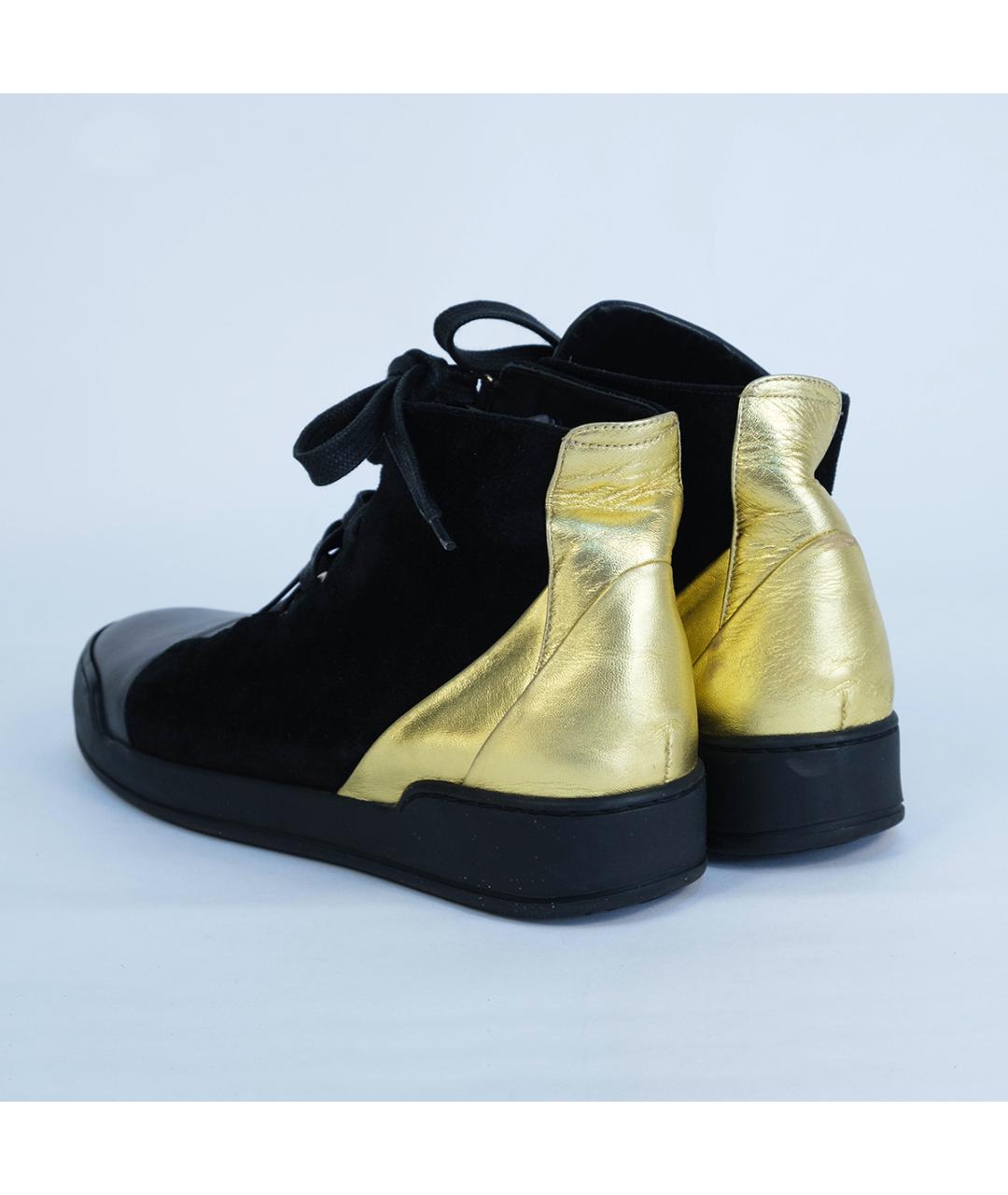 BALMAIN Черные кожаные кеды, фото 7