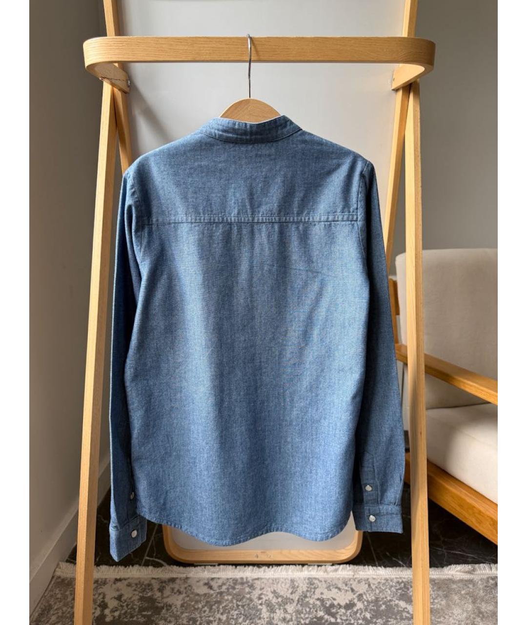 LORO PIANA Синяя детская рубашка, фото 2