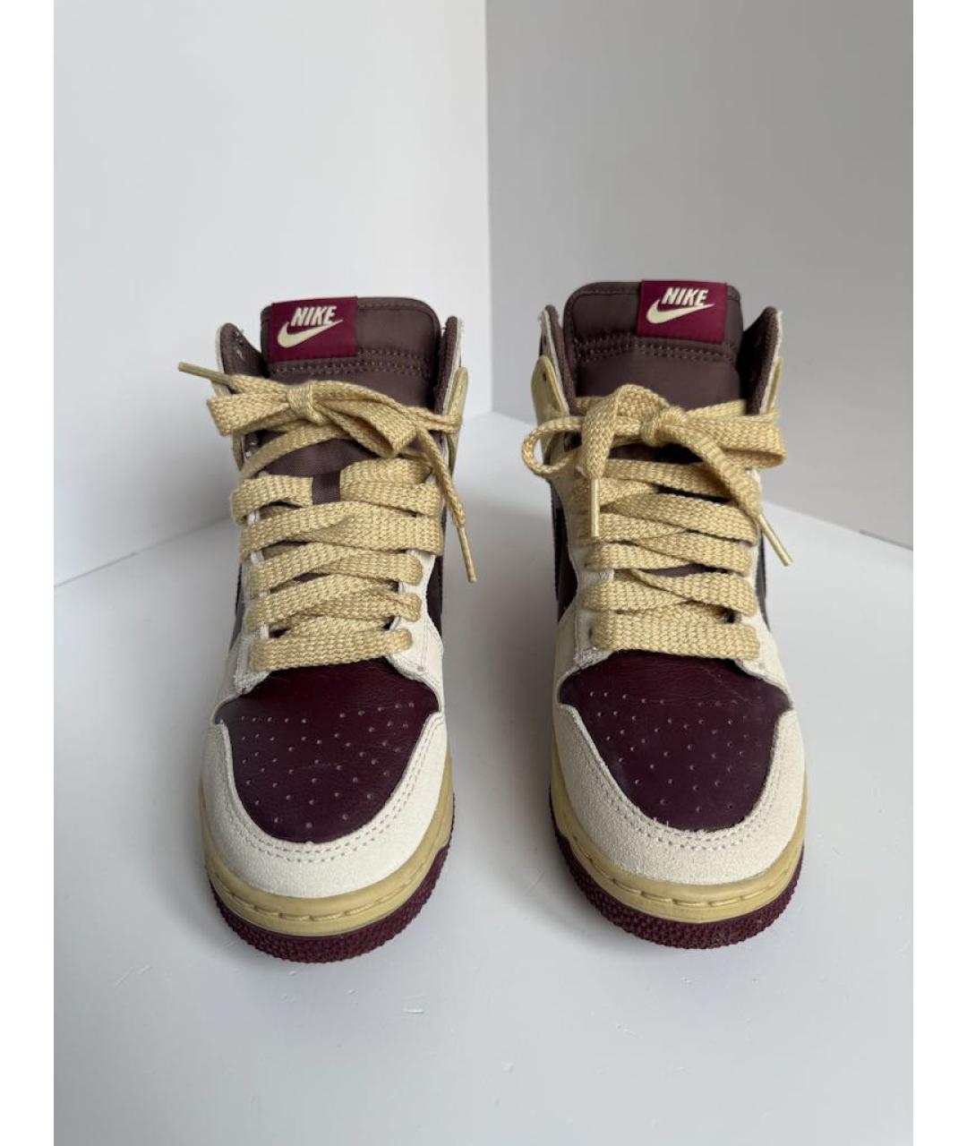 NIKE Бежевые замшевые кеды, фото 2