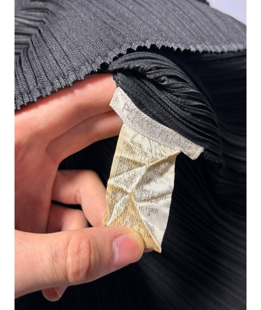 ISSEY MIYAKE Черная полиэстеровая майка, фото 3