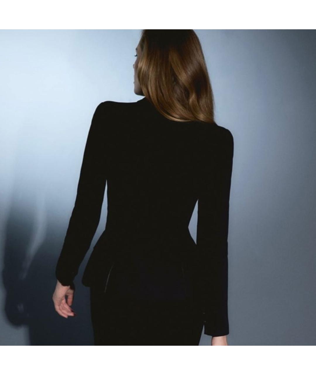 AGENT PROVOCATEUR Черный вискозный жакет/пиджак, фото 3