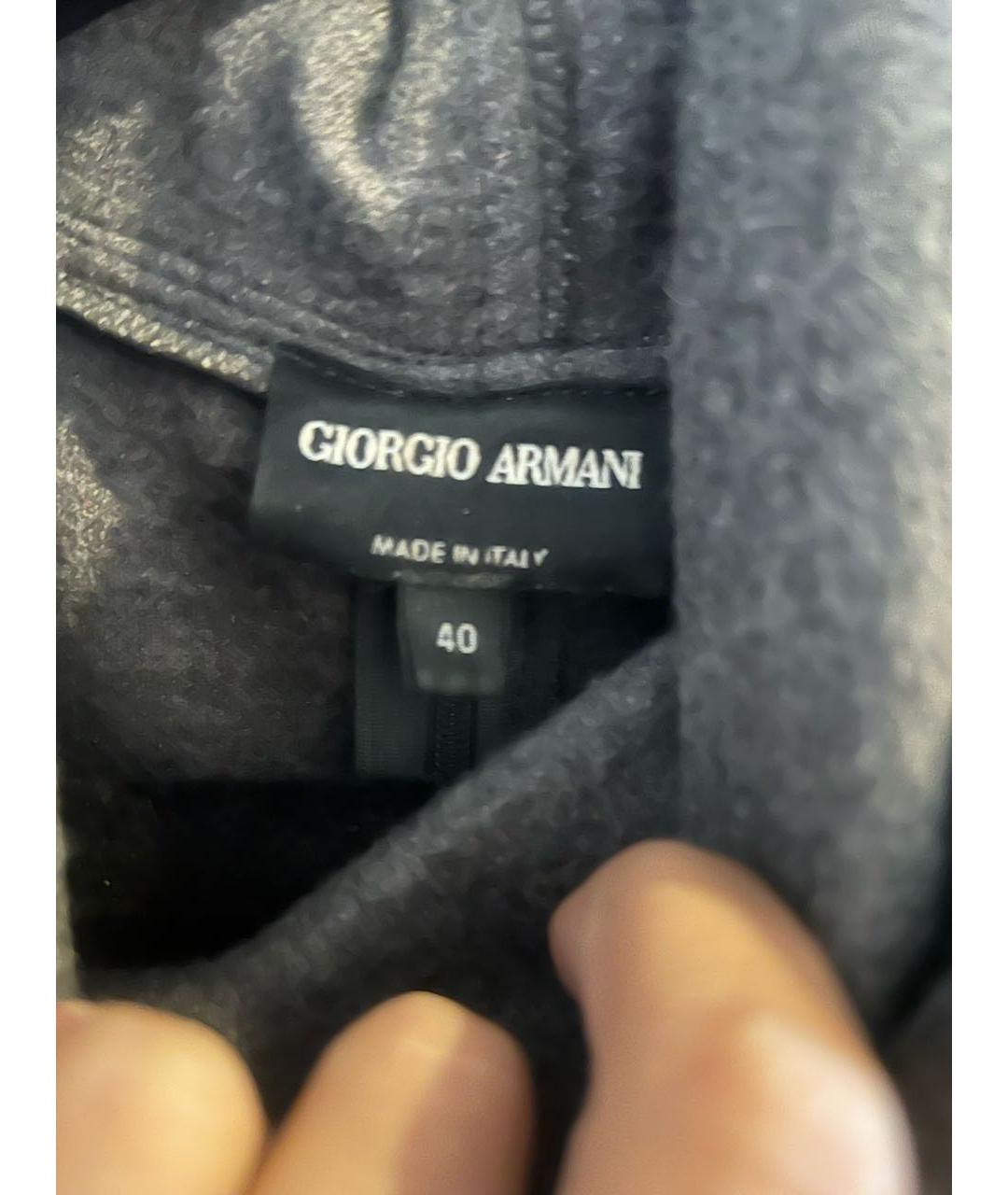 GIORGIO ARMANI Серое шерстяное повседневное платье, фото 3