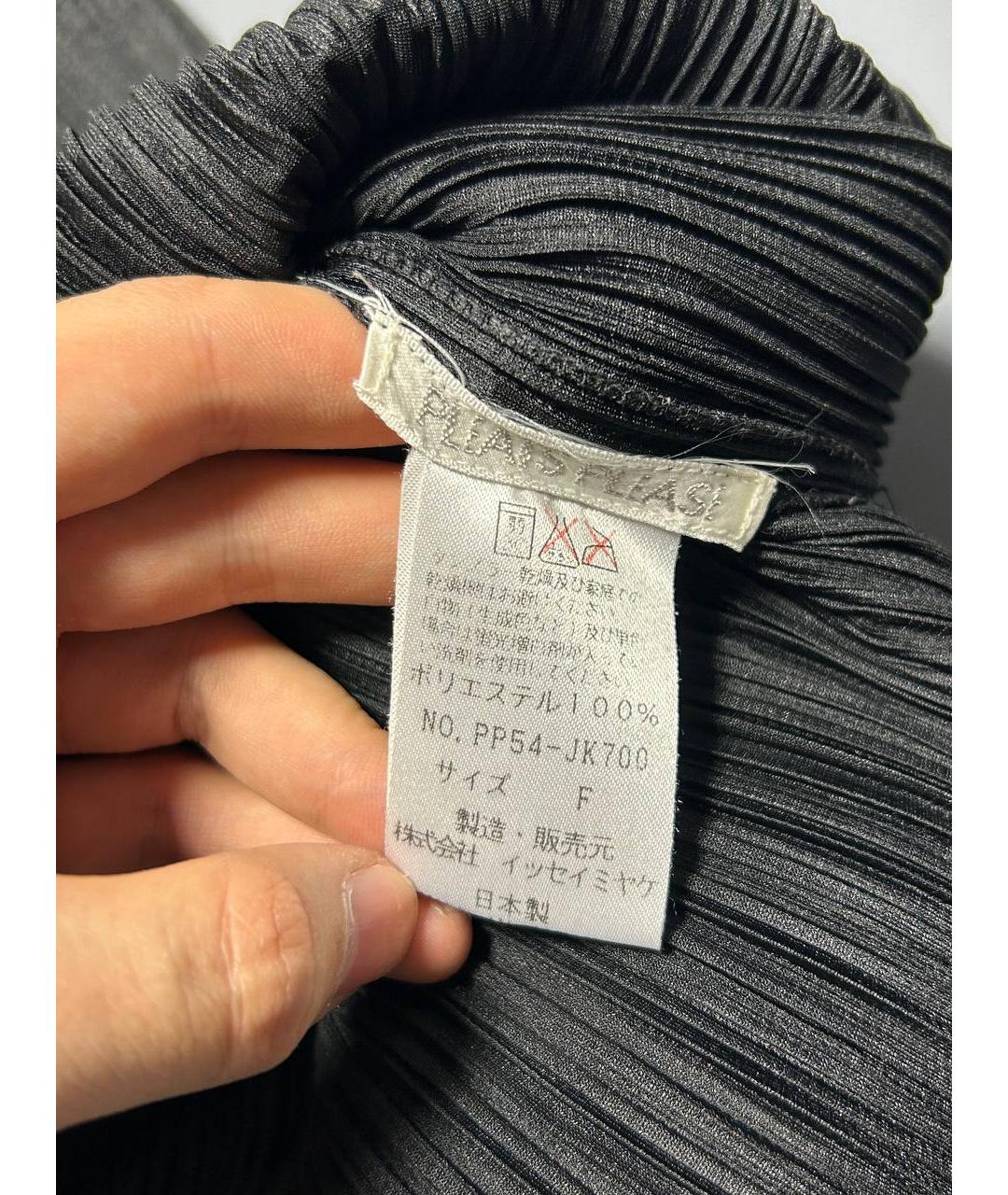 ISSEY MIYAKE Черная полиэстеровая майка, фото 3