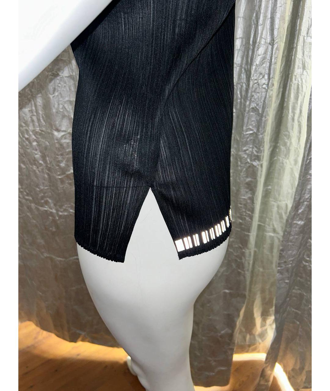 ISSEY MIYAKE Черная полиэстеровая майка, фото 6