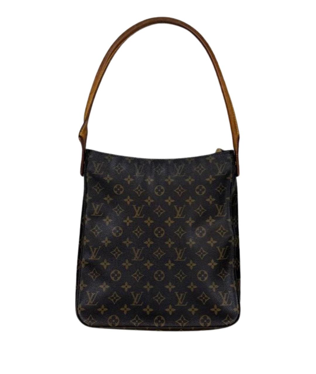 LOUIS VUITTON Коричневая канва сумка тоут, фото 1