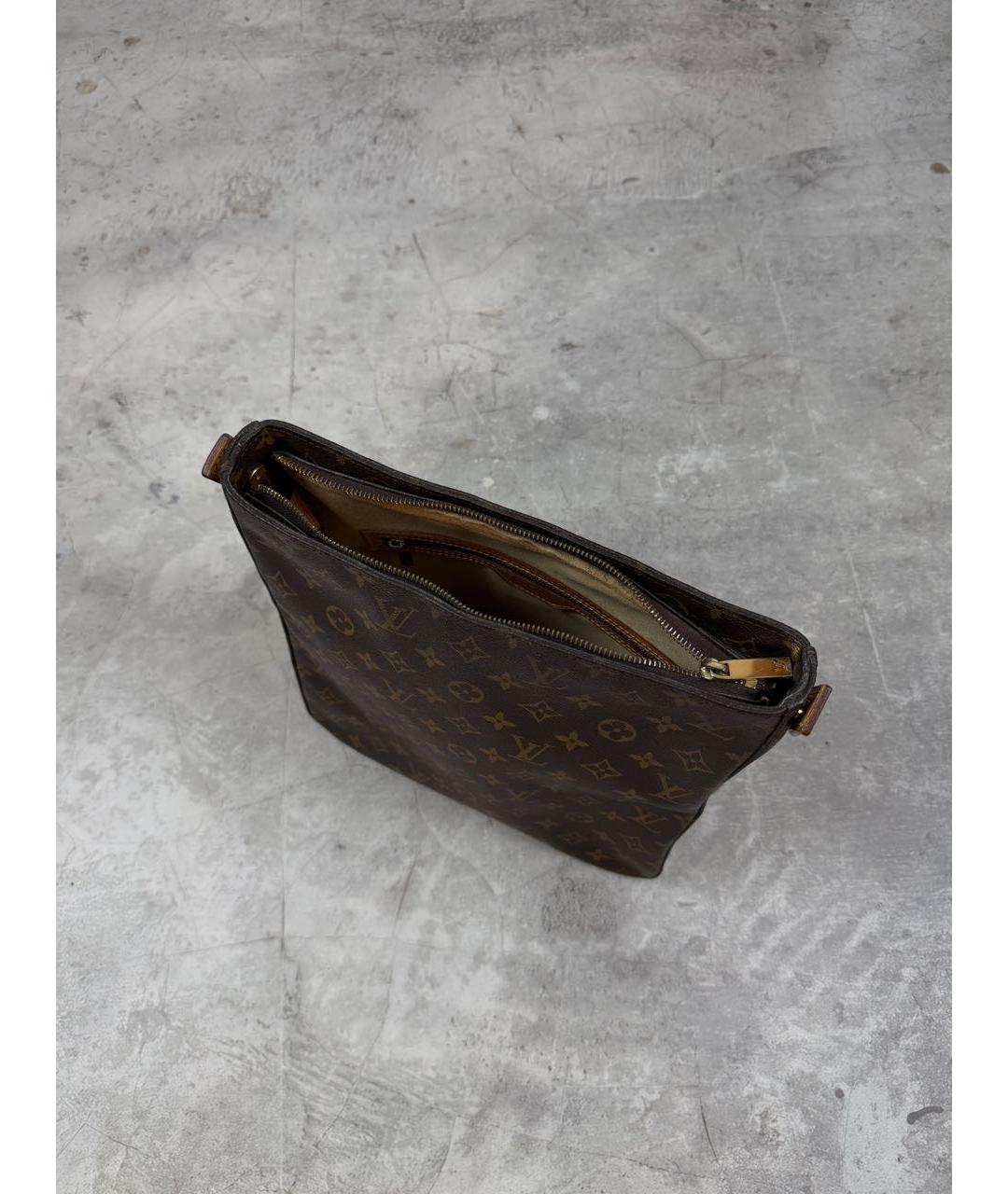 LOUIS VUITTON Коричневая канва сумка тоут, фото 6