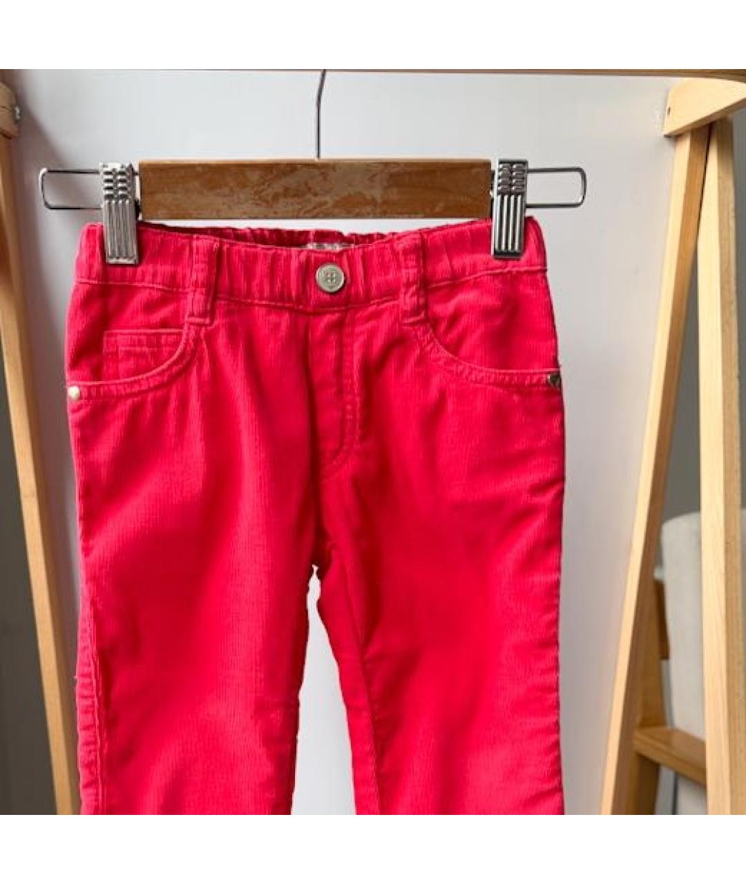 ARMANI JUNIOR Красные брюки и шорты, фото 3