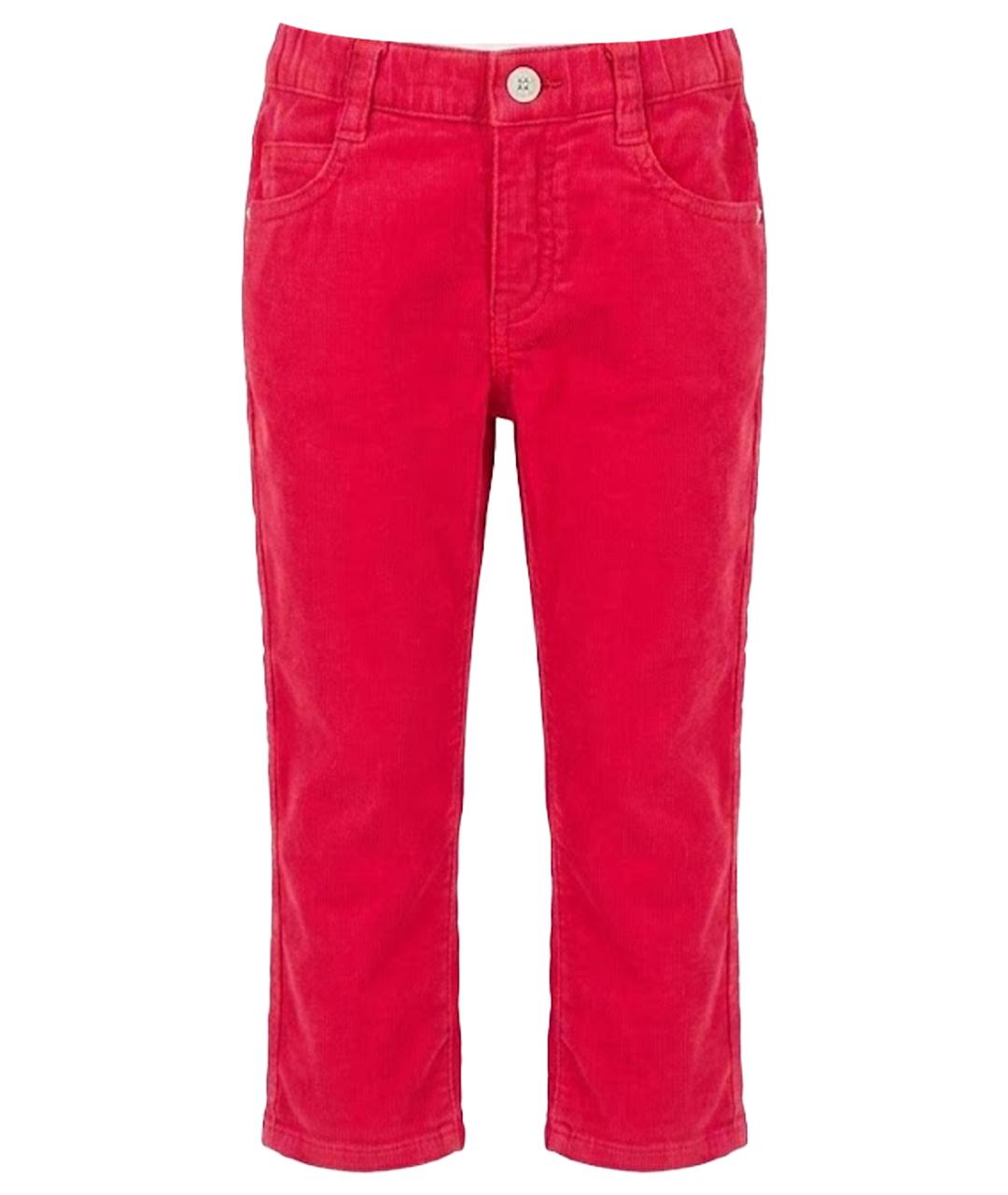ARMANI JUNIOR Красные брюки и шорты, фото 1