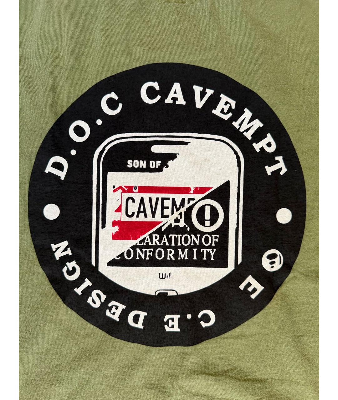CAV EMPT Зеленая хлопковая футболка, фото 4