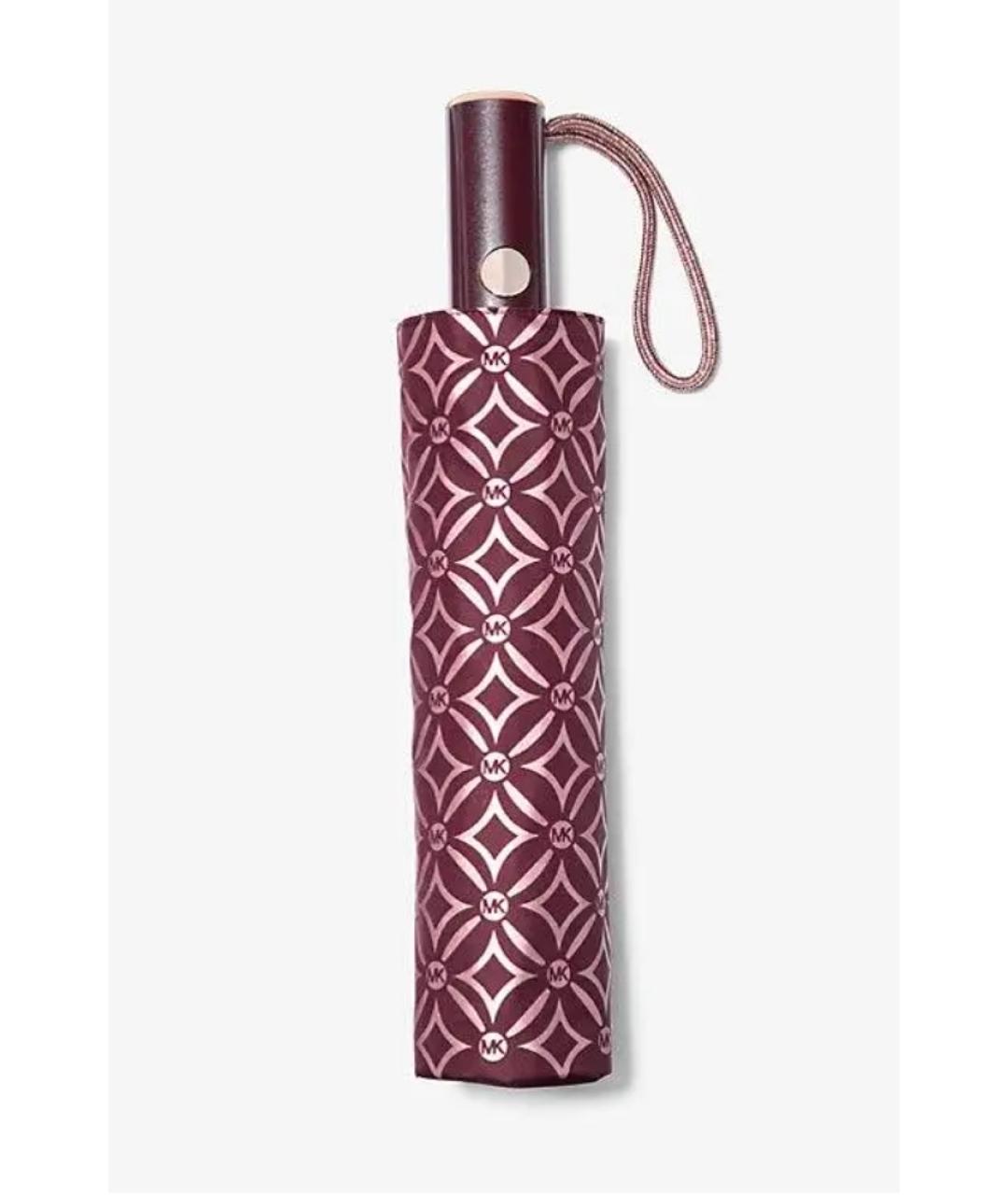 MICHAEL KORS Бордовый зонт, фото 4