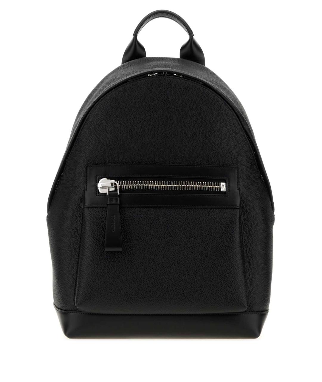 TOM FORD Черный кожаный рюкзак, фото 1