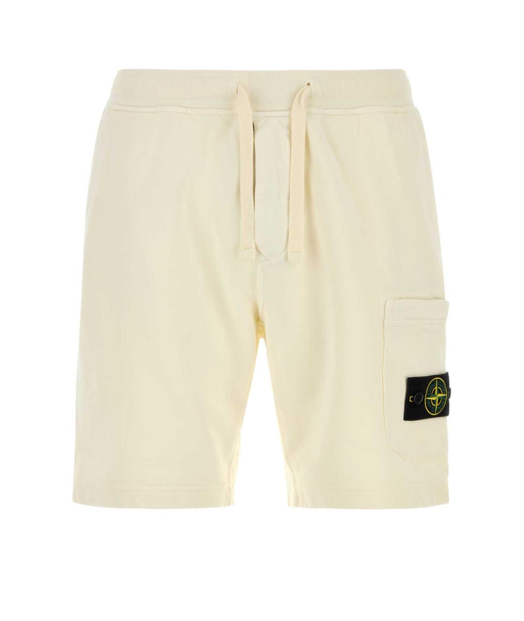 STONE ISLAND Белые шорты, фото 1