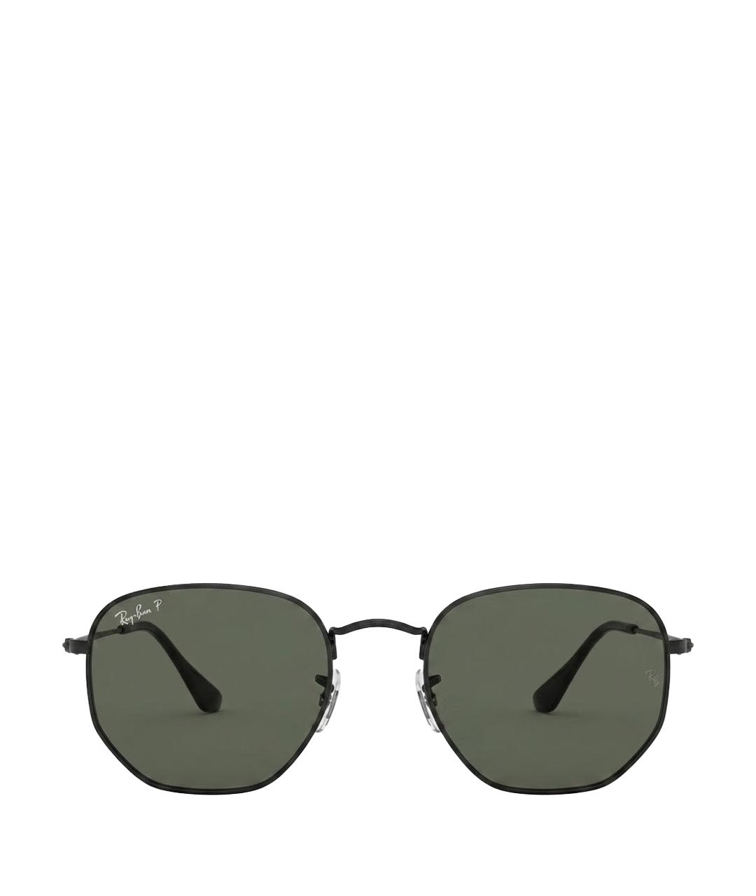 RAY BAN Черные металлические солнцезащитные очки, фото 1