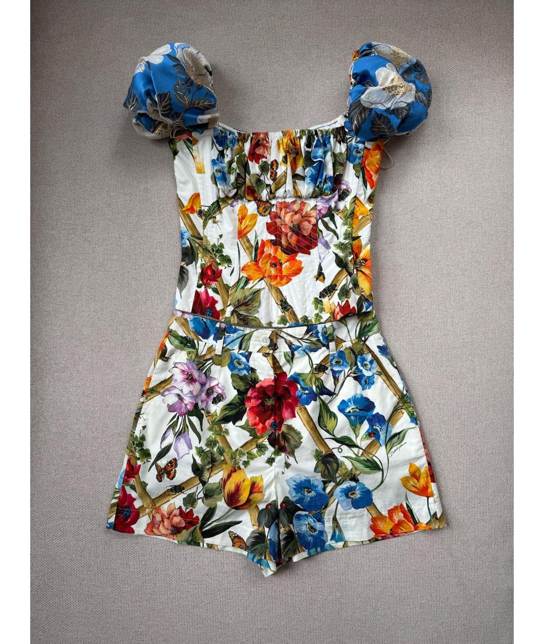 DOLCE&GABBANA Мульти хлопковый корсет, фото 5