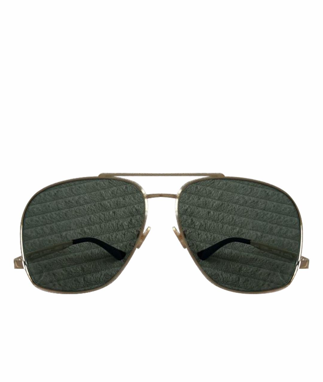 SAINT LAURENT Серебряные металлические солнцезащитные очки, фото 1