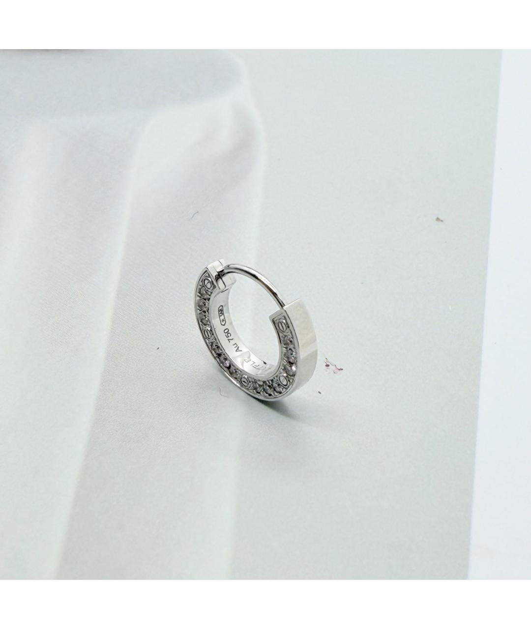 CARTIER Серебряные серьги из белого золота, фото 2