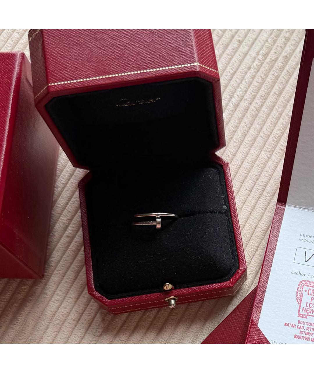 CARTIER Белое кольцо из белого золота, фото 5