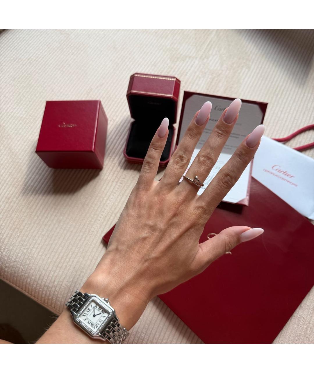 CARTIER Белое кольцо из белого золота, фото 3