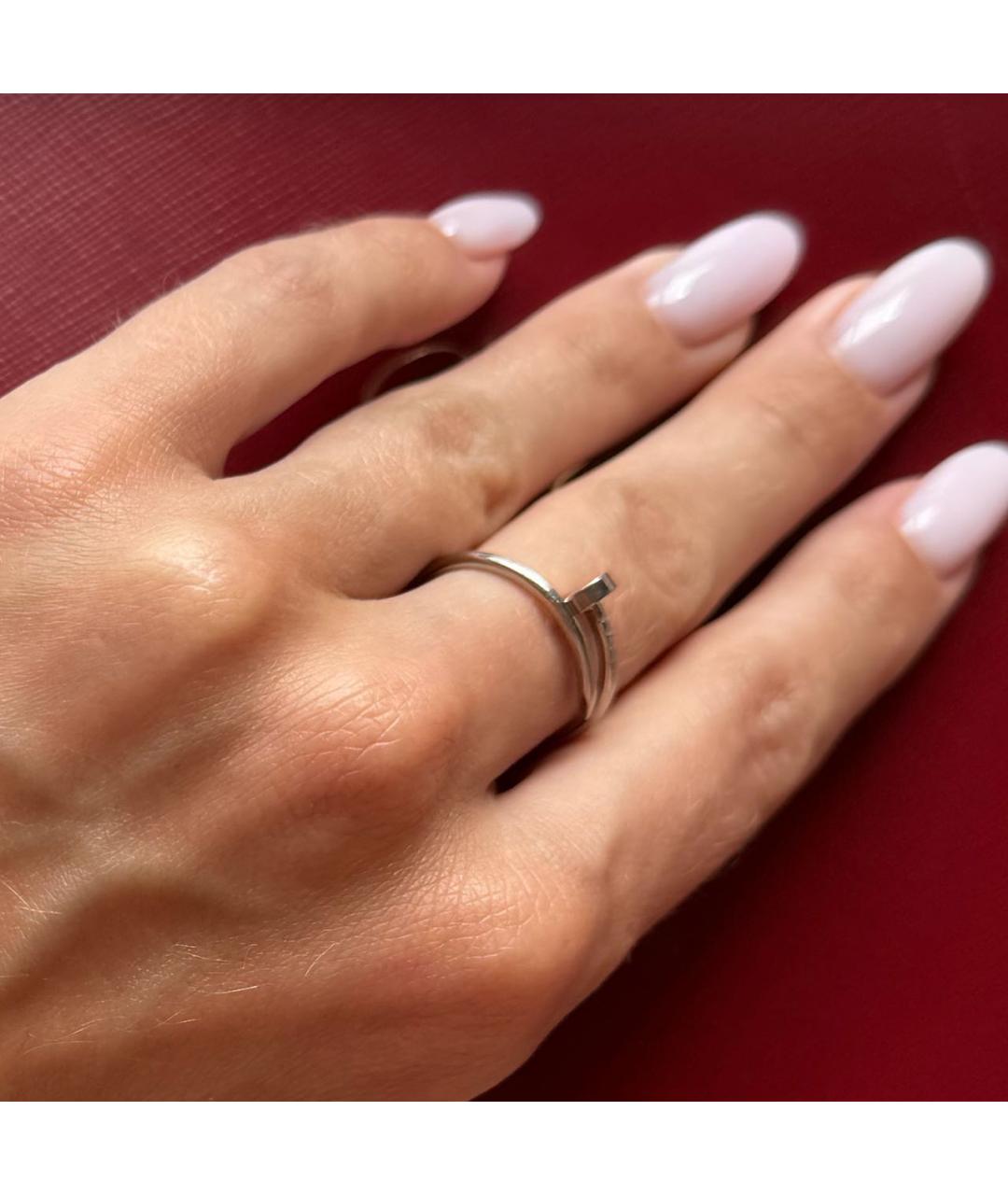 CARTIER Белое кольцо из белого золота, фото 4
