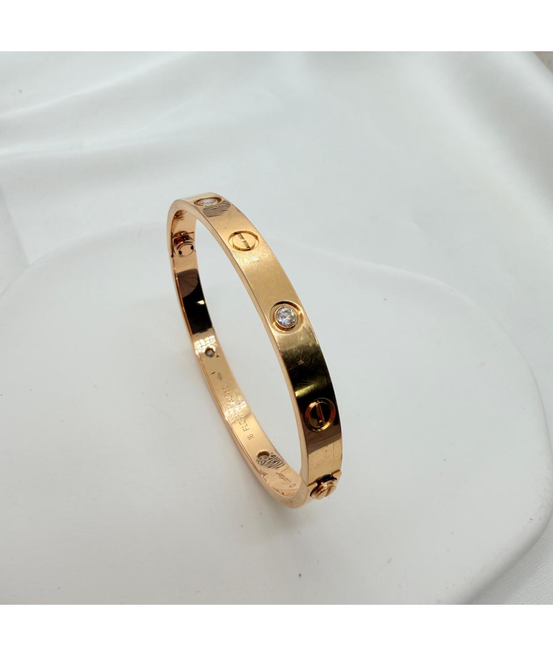 CARTIER Золотой браслет из розового золота, фото 2