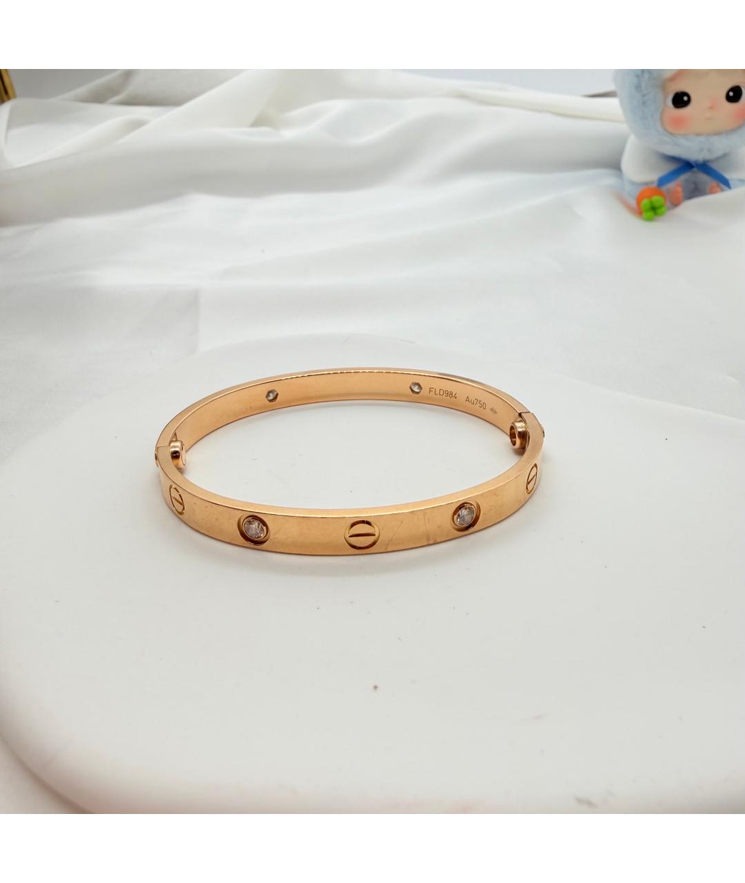 CARTIER Золотой браслет из розового золота, фото 3