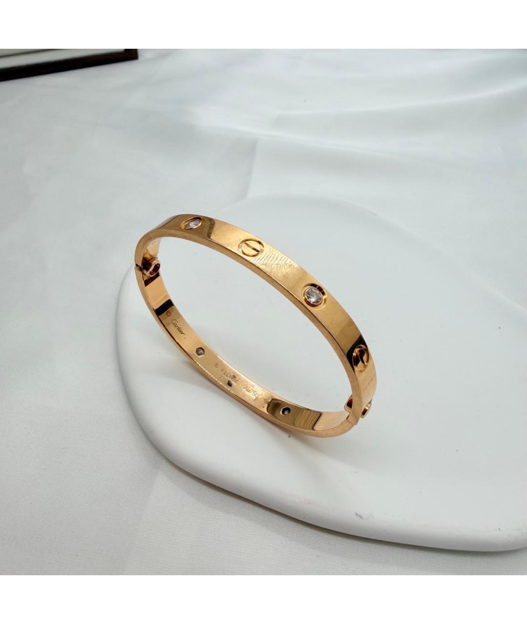 CARTIER Золотой браслет из розового золота, фото 6