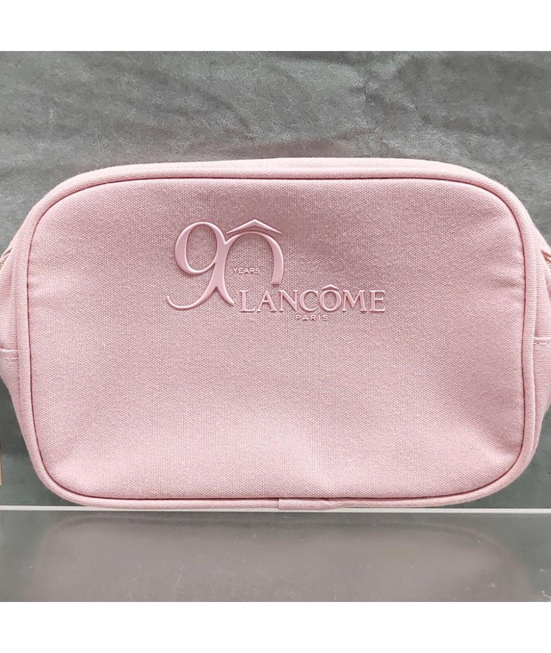 LANCOME Розовая тканевая косметичка, фото 8