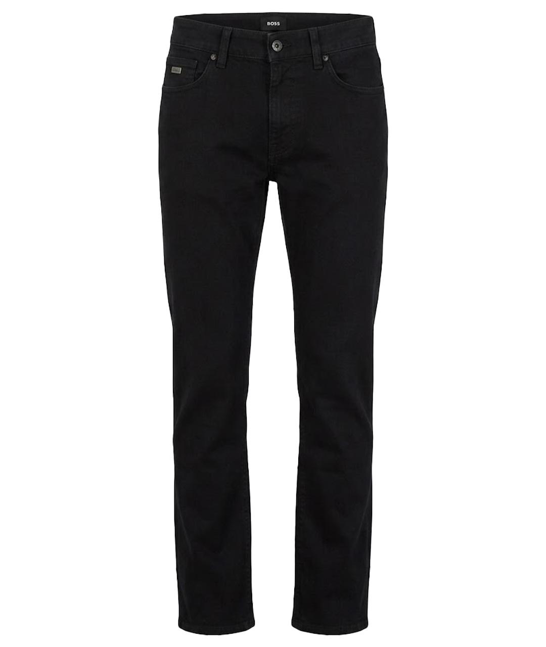 HUGO BOSS Черные хлопковые джинсы скинни, фото 1