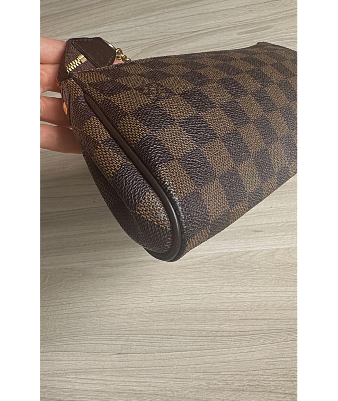 LOUIS VUITTON Коричневая канва сумка через плечо, фото 4
