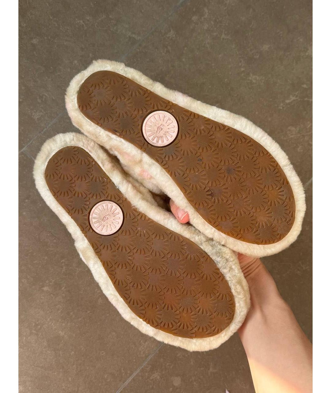 UGG Розовые сандалии, фото 4