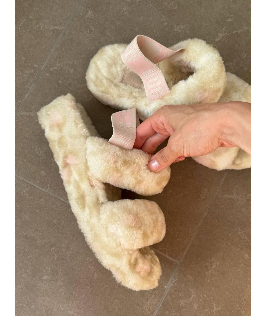 UGG Розовые сандалии, фото 5