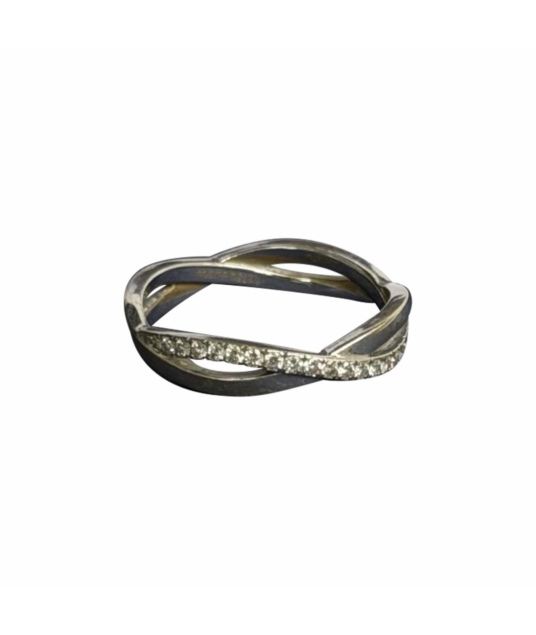 DE BEERS Серебряное кольцо из белого золота, фото 1