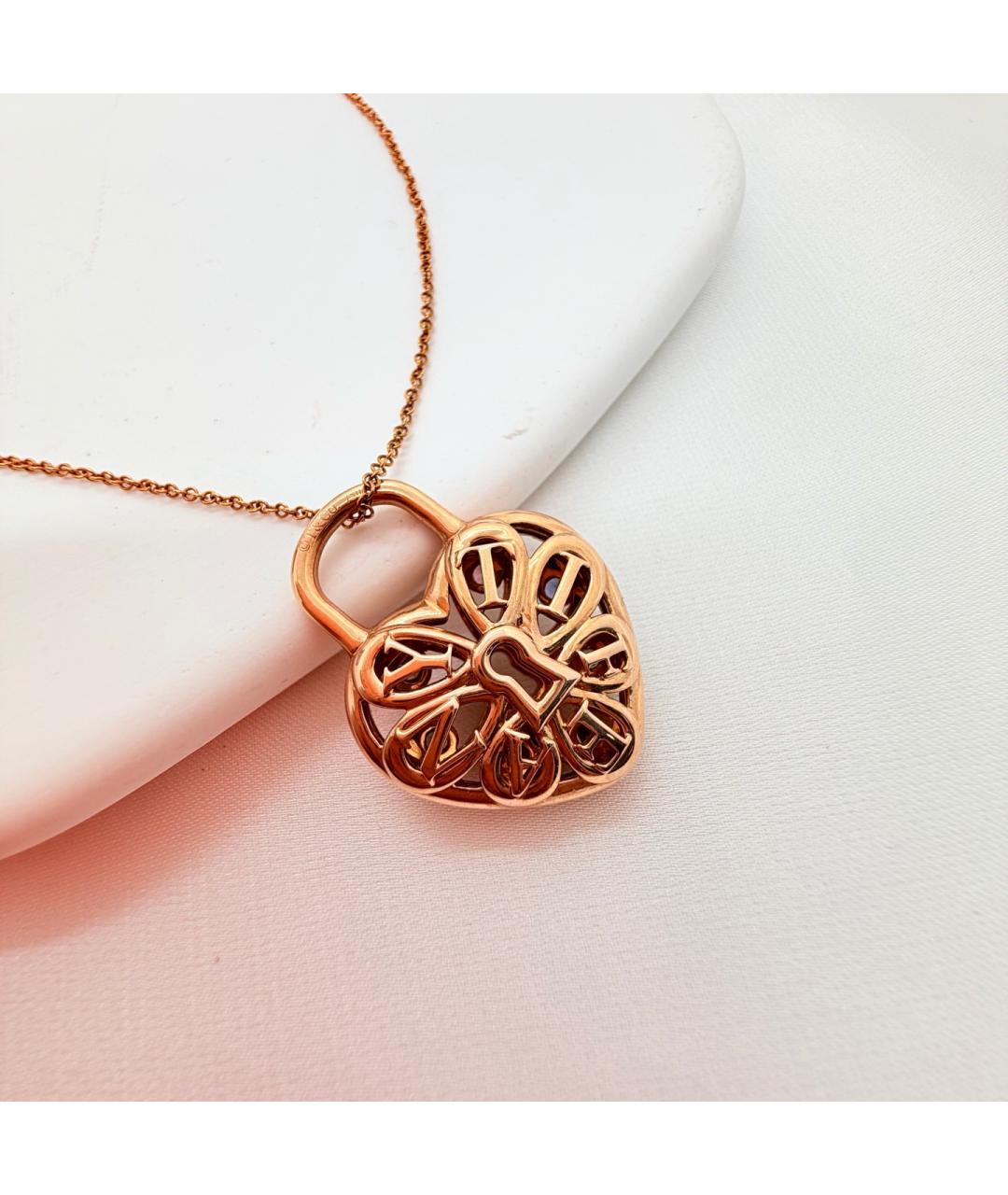 TIFFANY&CO Золотое колье из розового золота, фото 5