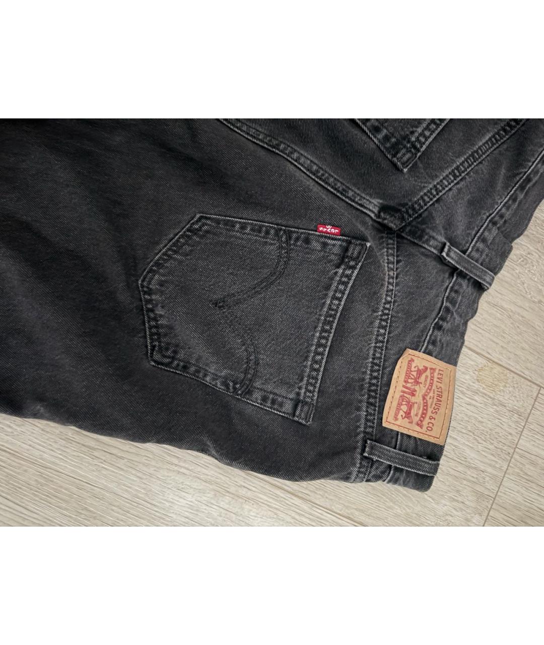 LEVI'S Антрацитовые прямые джинсы, фото 3