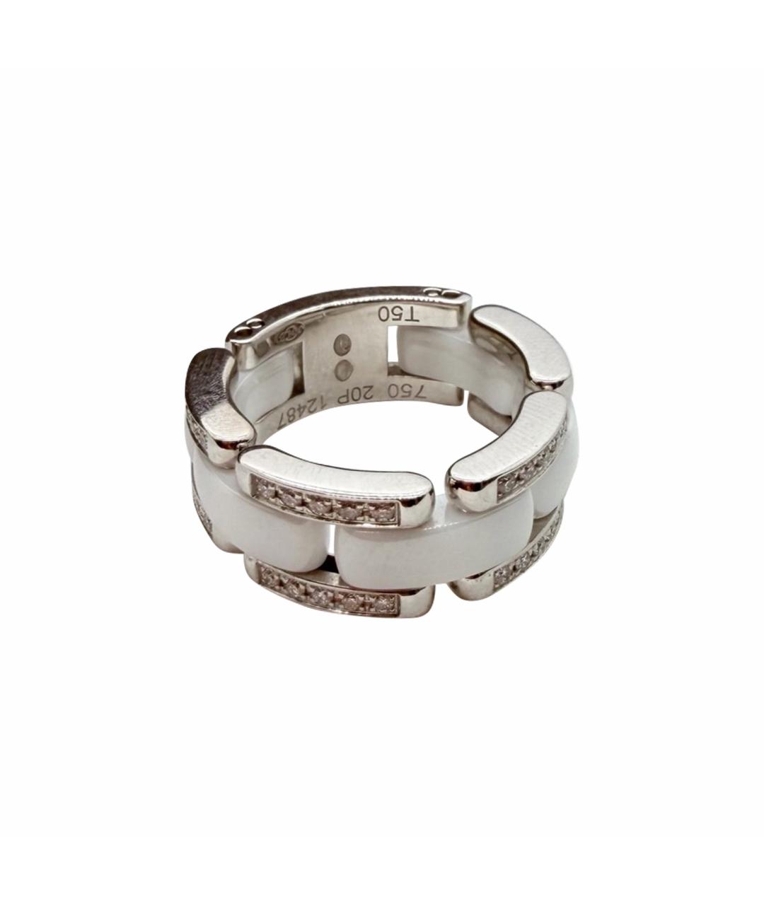 CHANEL Серебряное кольцо из белого золота, фото 1