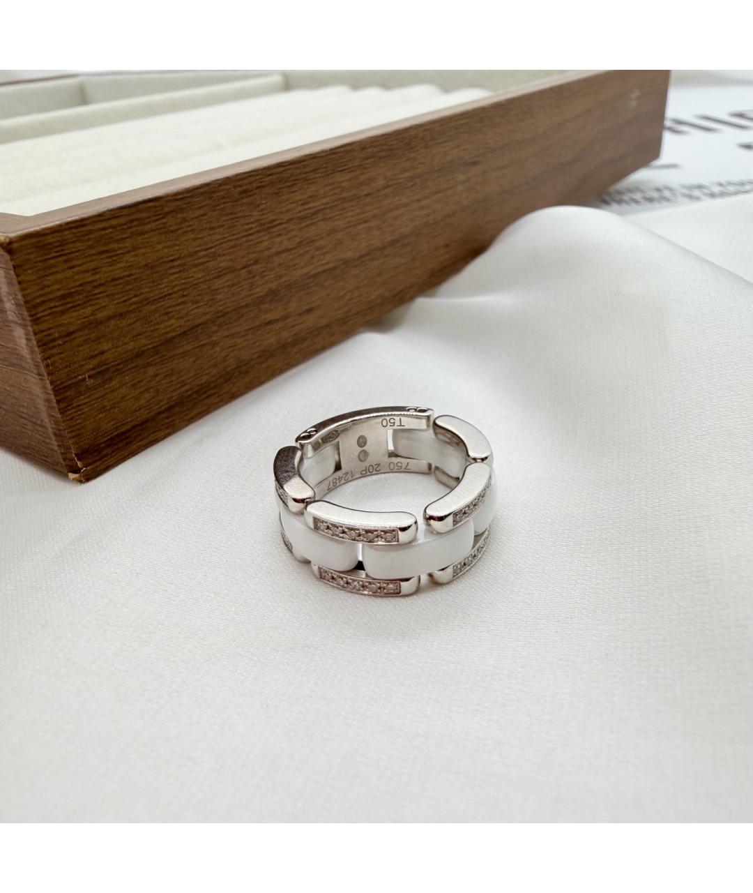 CHANEL Серебряное кольцо из белого золота, фото 8