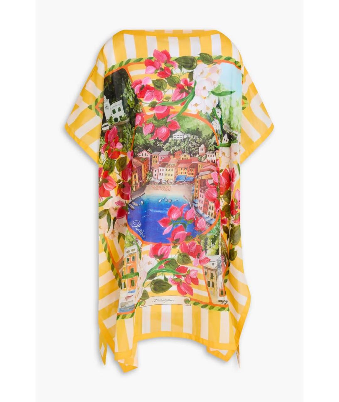 DOLCE&GABBANA Мульти хлопковая туника, фото 7