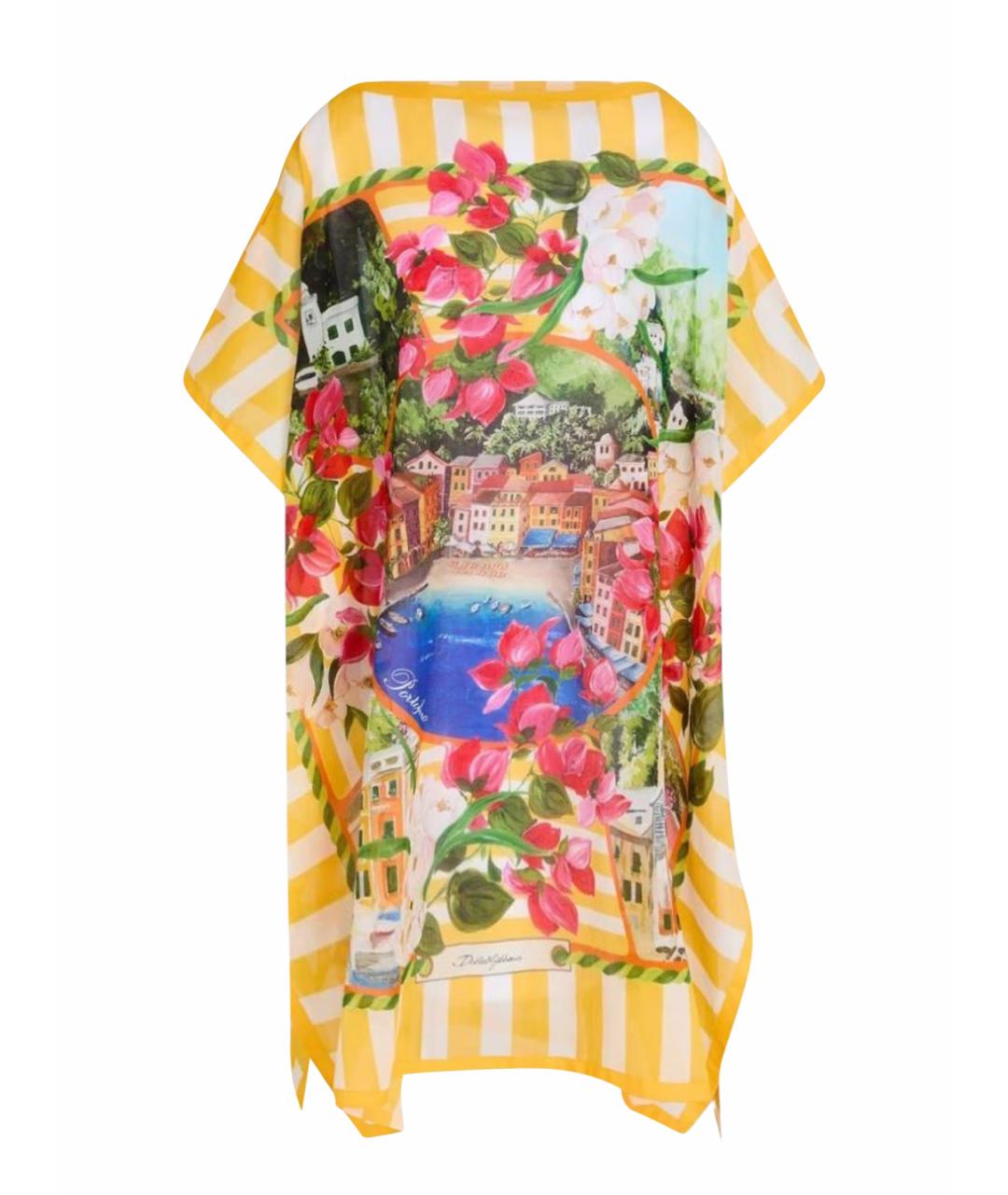 DOLCE&GABBANA Мульти хлопковая туника, фото 8
