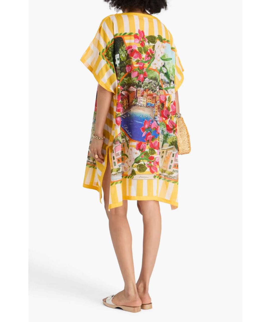 DOLCE&GABBANA Мульти хлопковая туника, фото 3