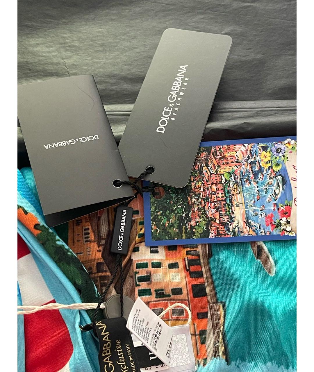 DOLCE&GABBANA Мульти шелковое парео, фото 6