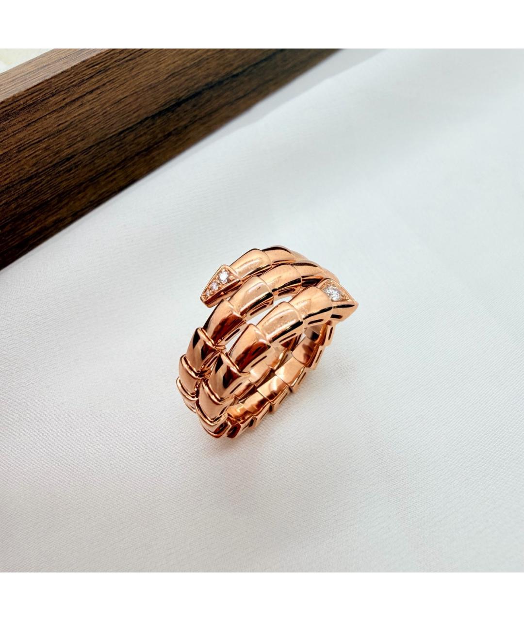 BVLGARI Золотое кольцо из розового золота, фото 7