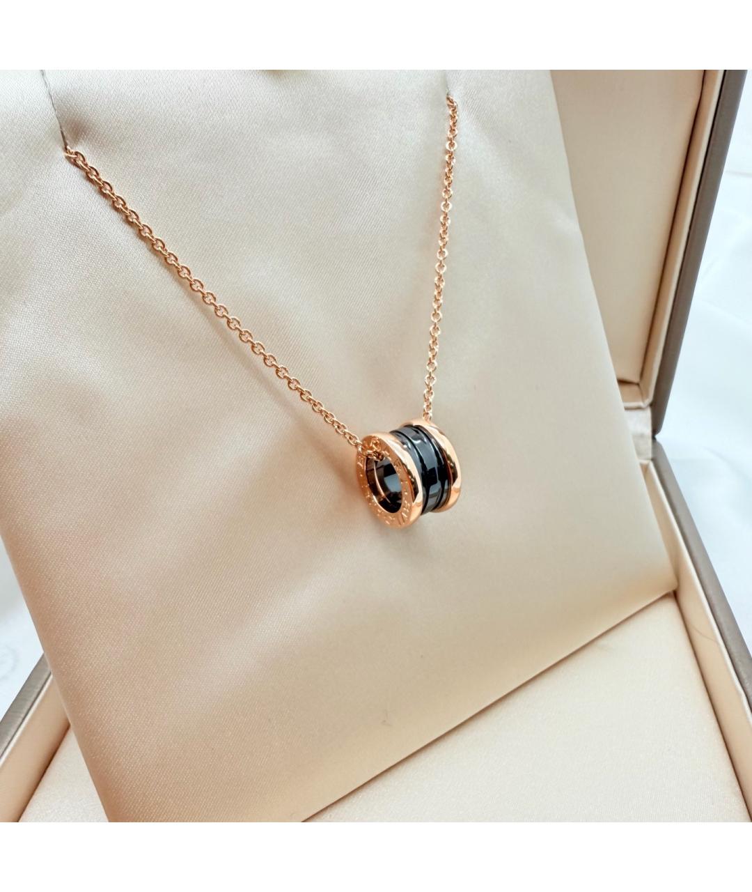BVLGARI Золотое колье из розового золота, фото 3