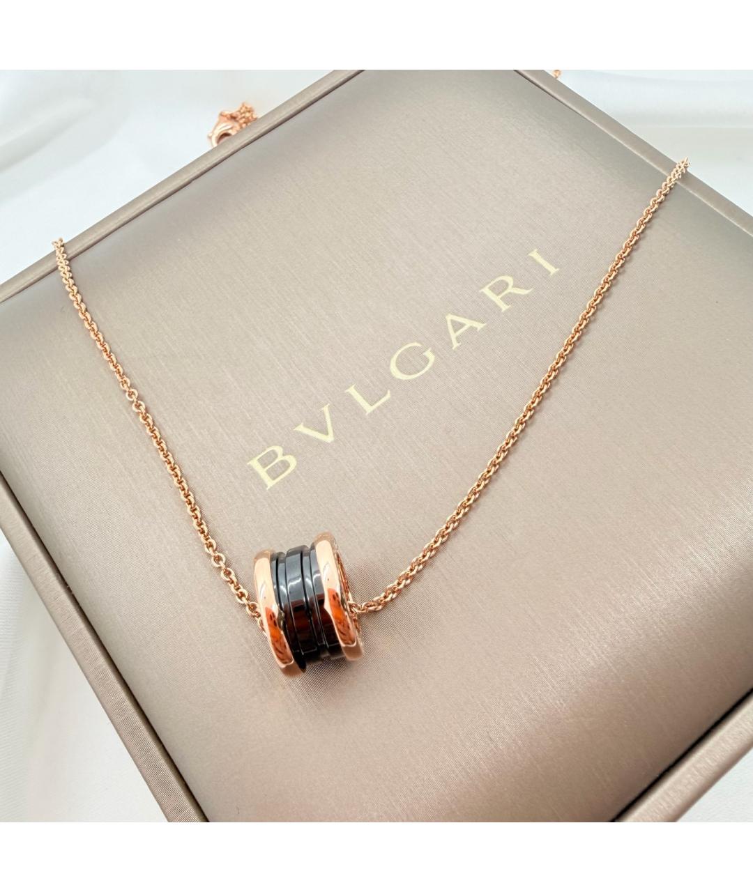 BVLGARI Золотое колье из розового золота, фото 6