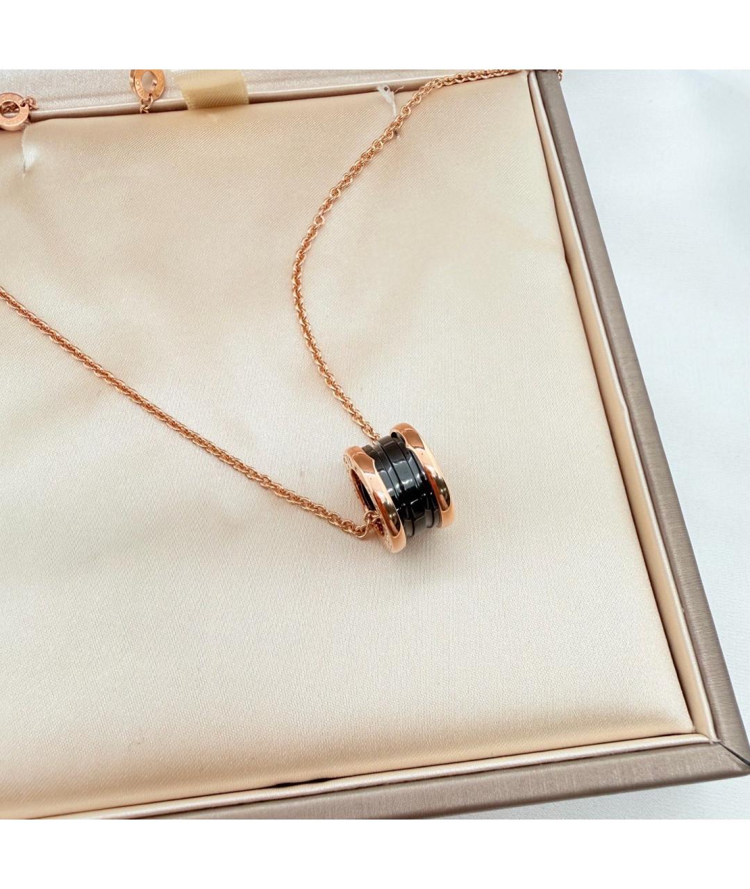 BVLGARI Золотое колье из розового золота, фото 5