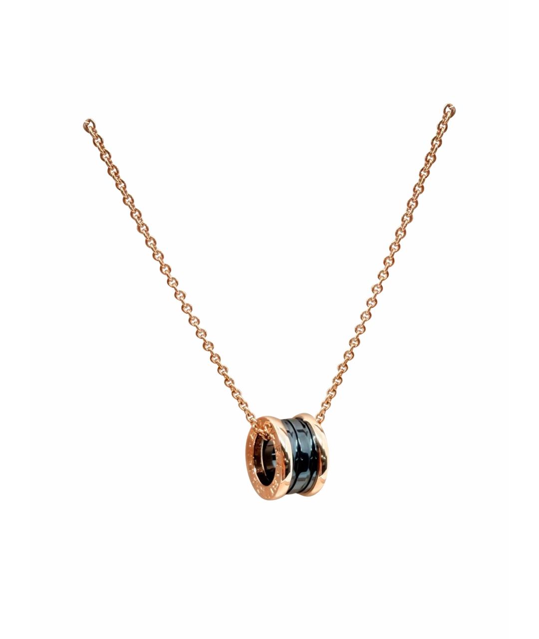 BVLGARI Золотое колье из розового золота, фото 1