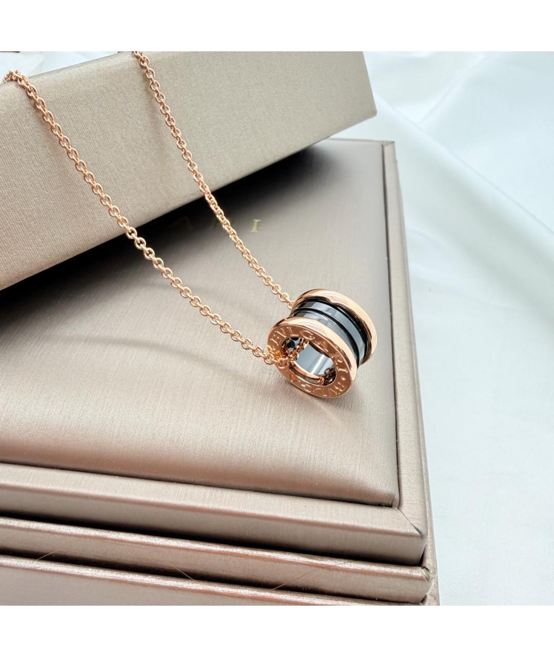 BVLGARI Золотое колье из розового золота, фото 7