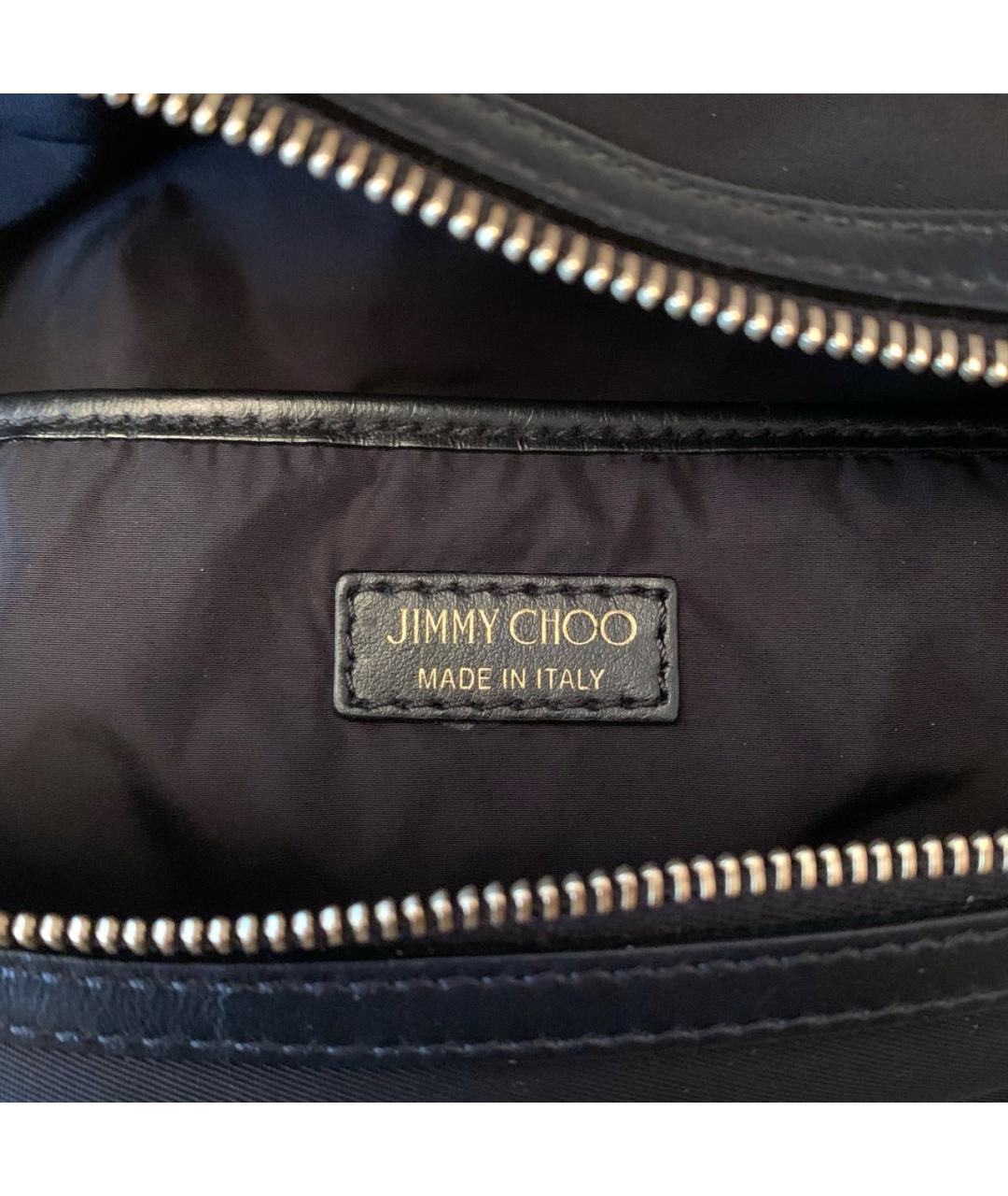 JIMMY CHOO Черная нейлоновая поясная сумка, фото 6